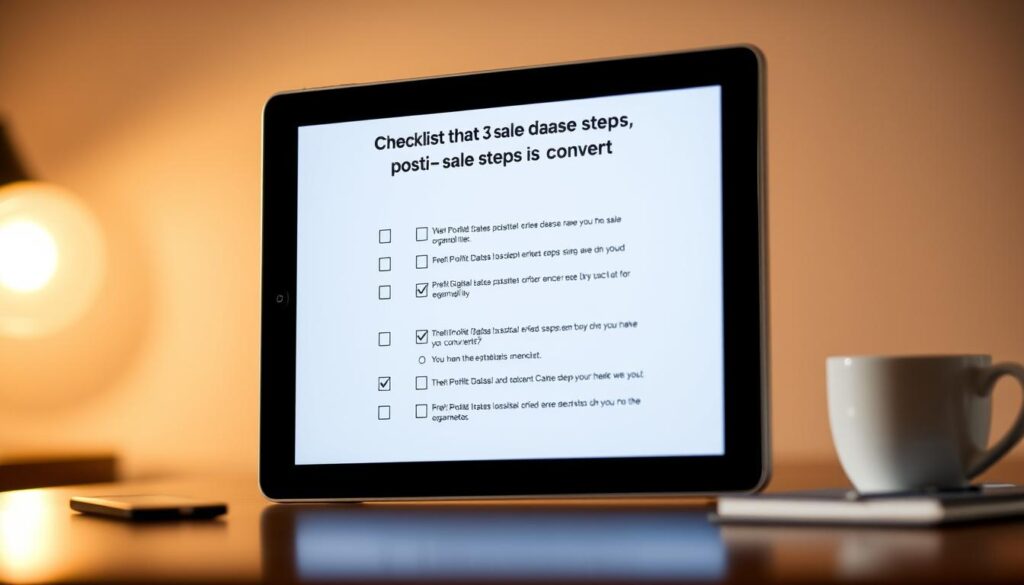 passos do pós-venda